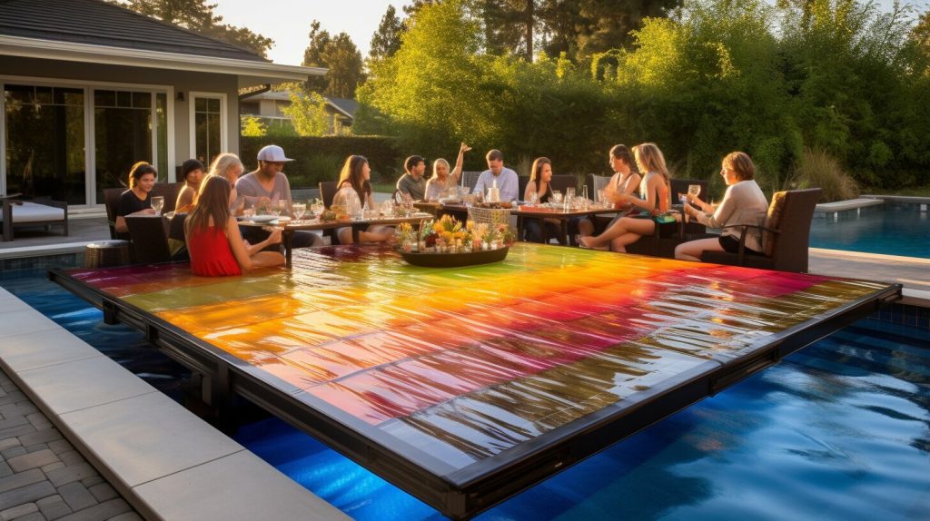 hard pool covers for parties